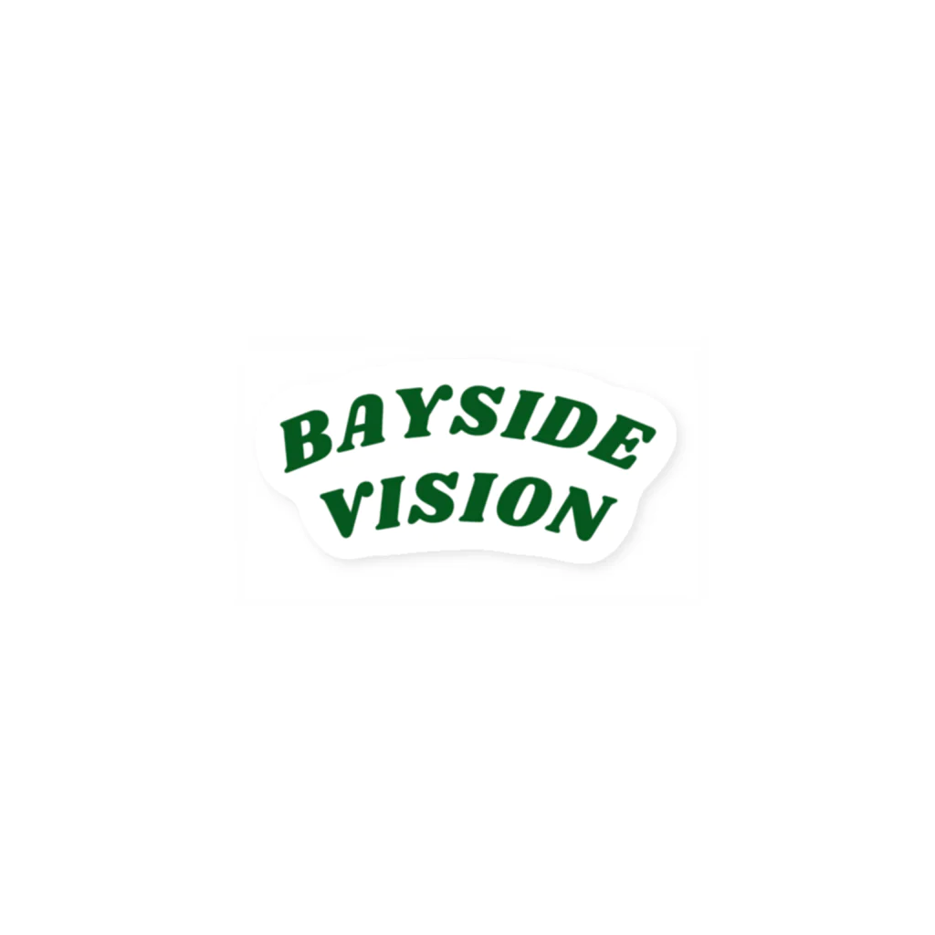 Bayside Vision のBayside Vision Green ステッカー ステッカー