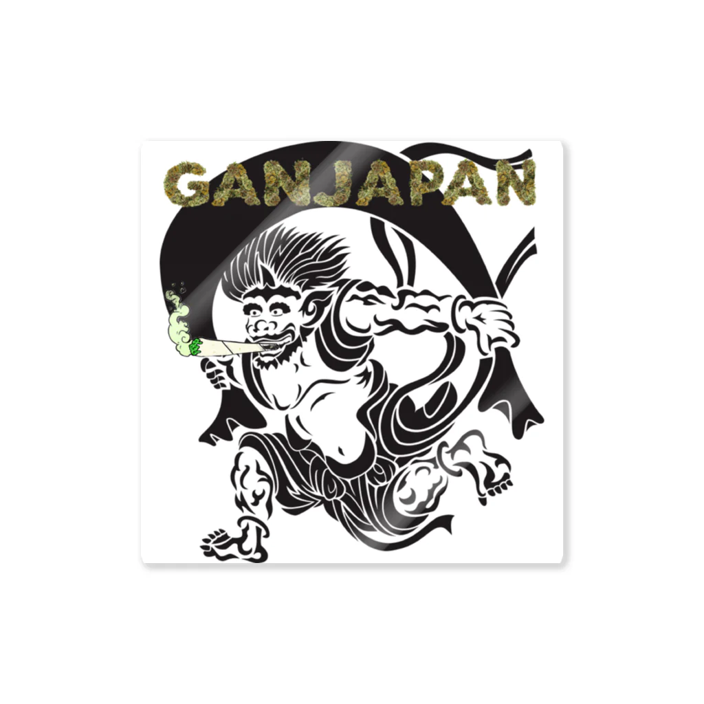 𝓡eipön☦️のGANJAPAN 風神 Sticker