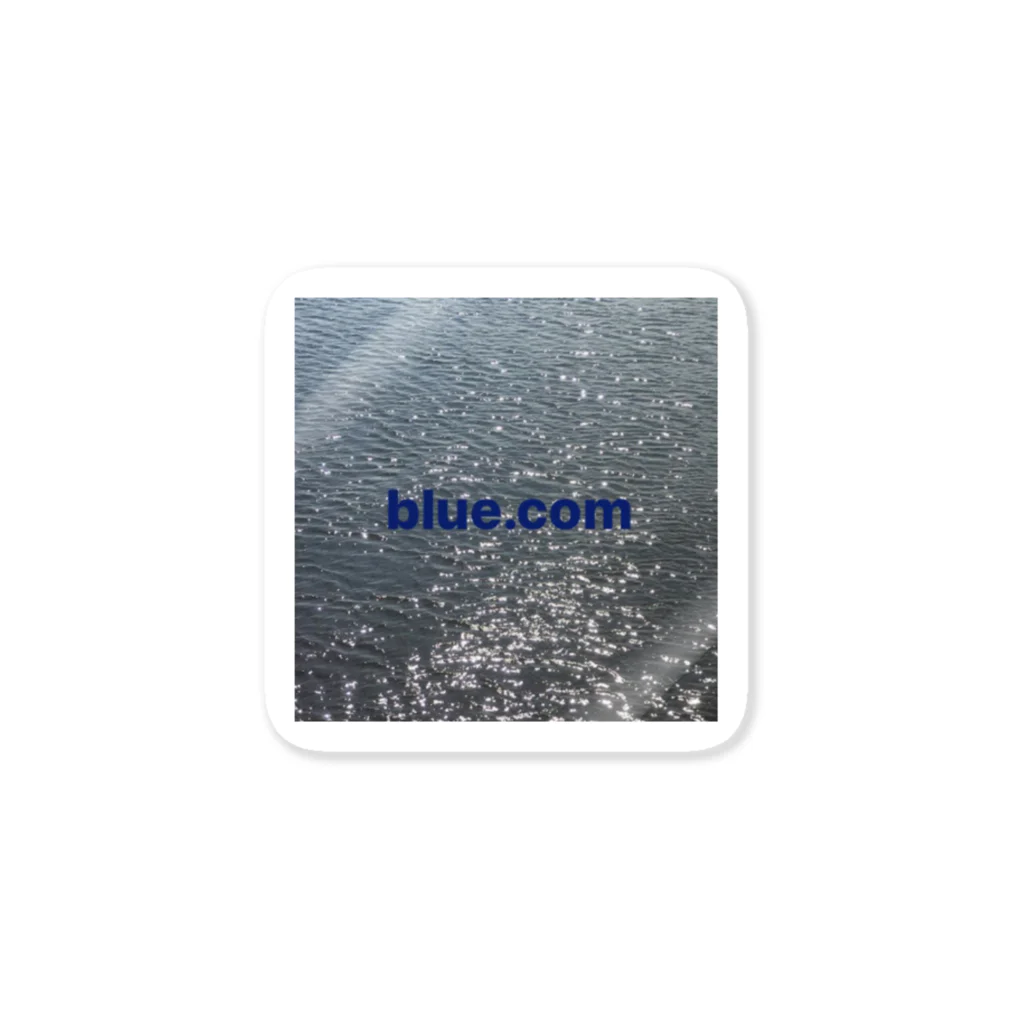 blue.comのblue.com Sea print ステッカー