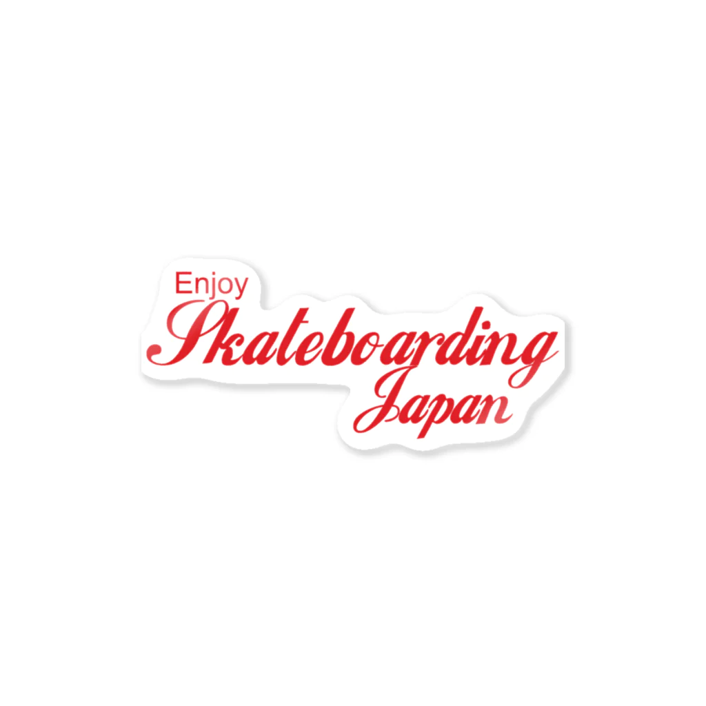 Skateboarding JapanのEnjoy Skateboarding Japan ステッカー