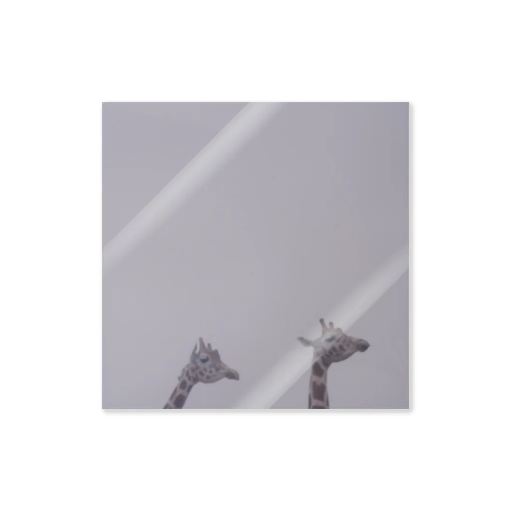 PORTONE, ART, LABORATORY.のFog and giraffe ステッカー