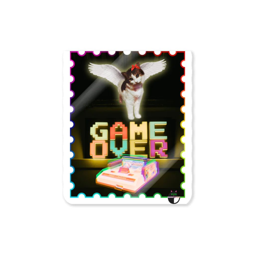 𝙈𝙊𝙈𝙊'𝙨 𝙎𝙝𝙤𝙥のGAME-OVER ステッカー