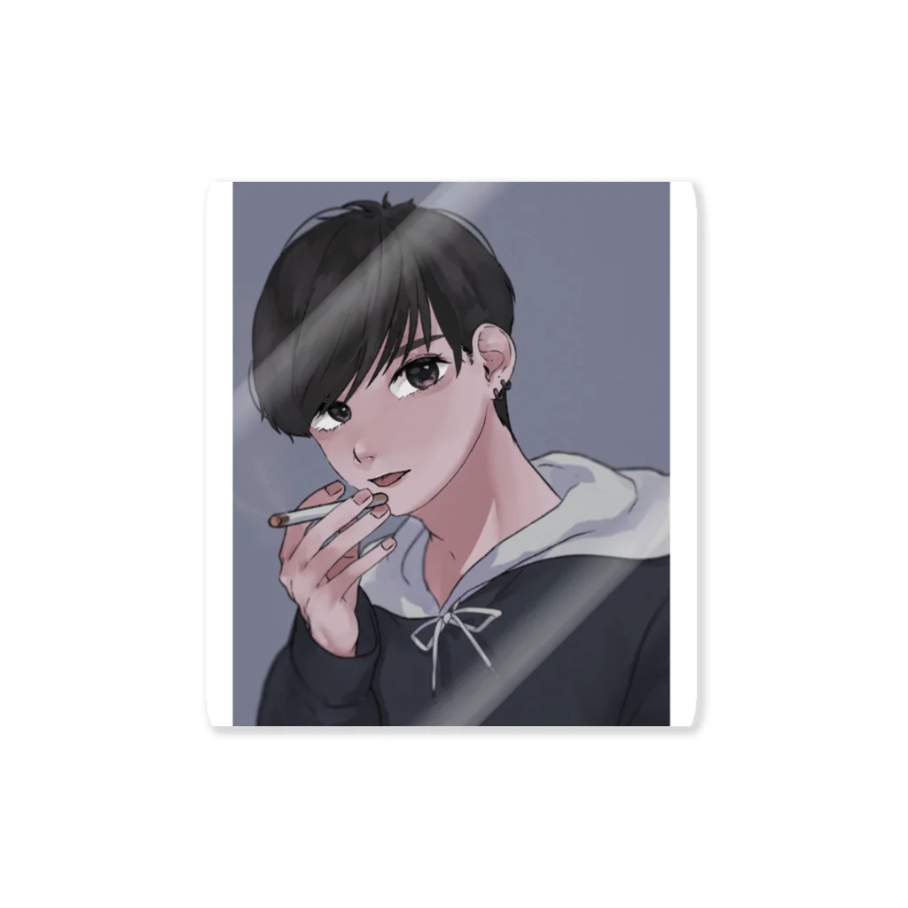 菱の煙くん Sticker