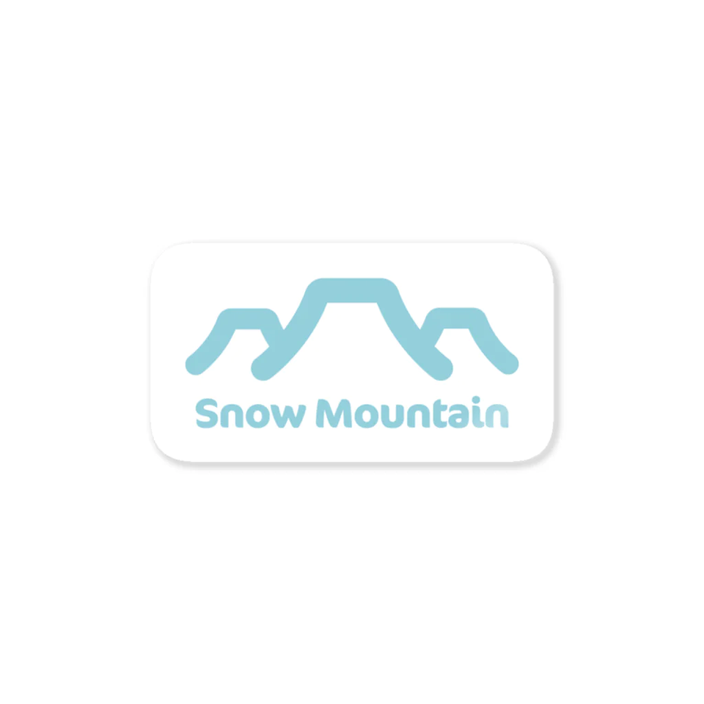 KAWAGOE GRAPHICSの雪山 ステッカー