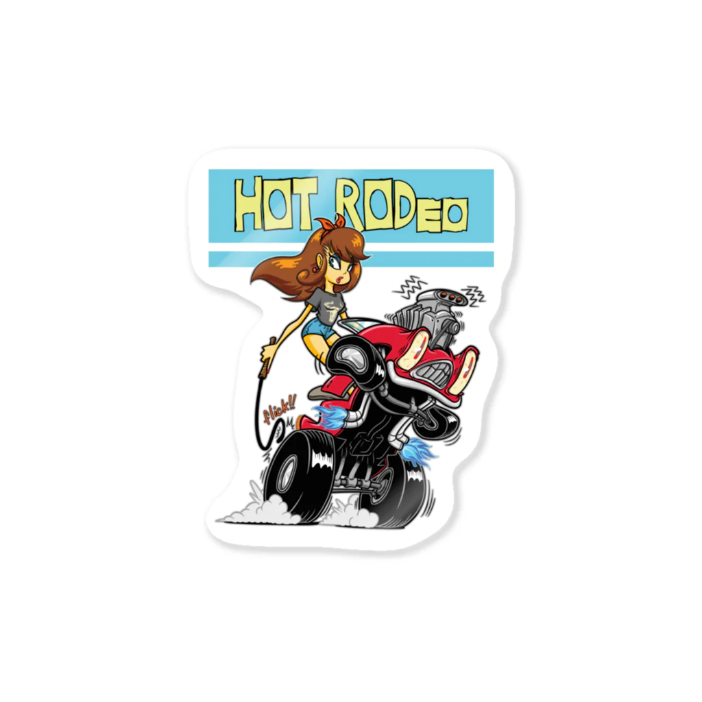 nidan-illustrationの“HOT RODeo” Sticker