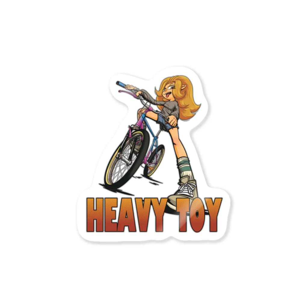 nidan-illustrationの"HEAVY TOY” ステッカー