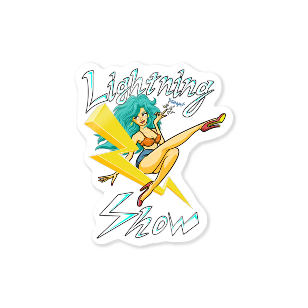 nidan-illustrationの“Lightning Show” Sticker