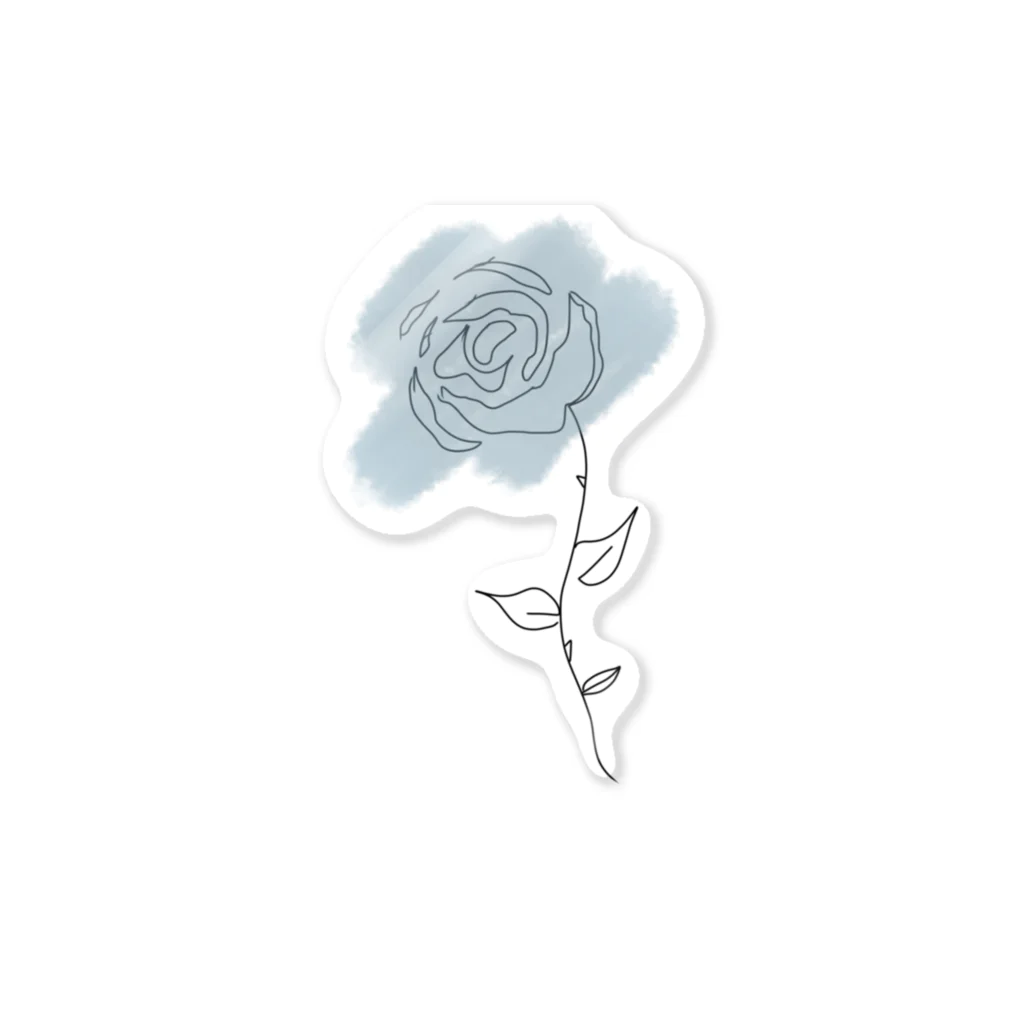 Ａ　ｍａ　Ｆａｃｏｎ〘S〙の青い薔薇 Sticker