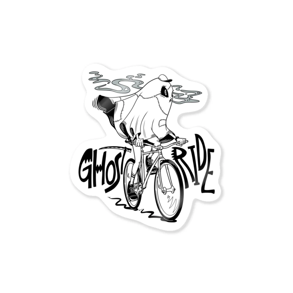 nidan-illustrationの"GHOST RIDE" ステッカー