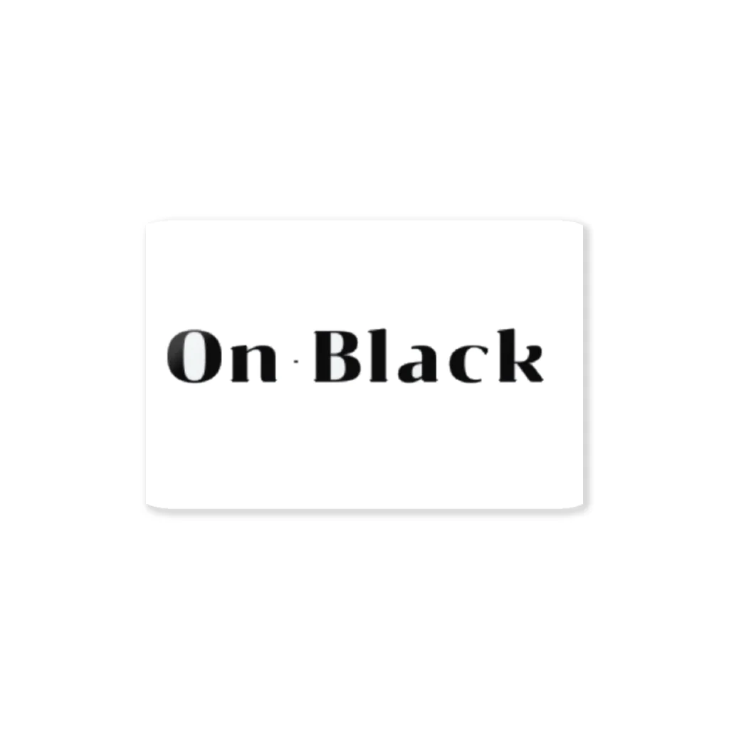 On-Blackの〈On-Black〉 LOGO Sticker