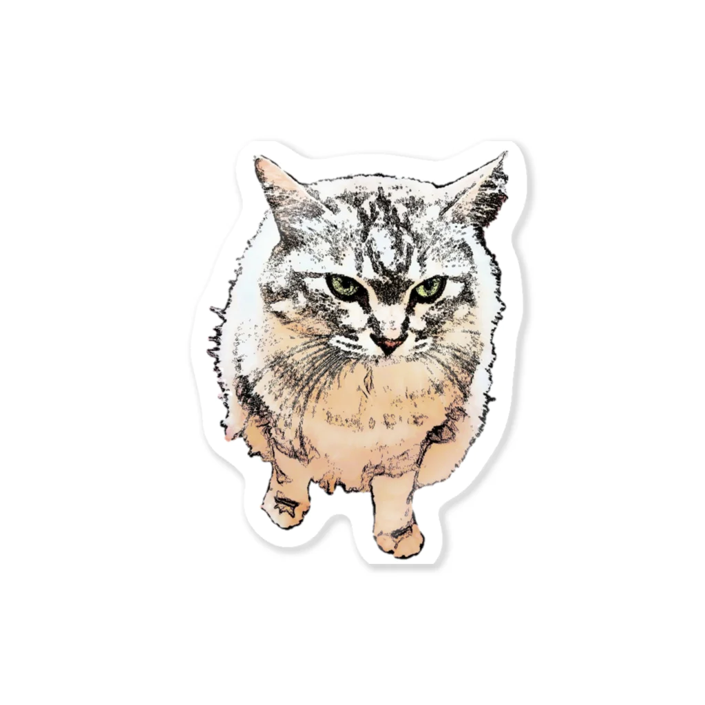 マロマロの丸い猫？？ Sticker