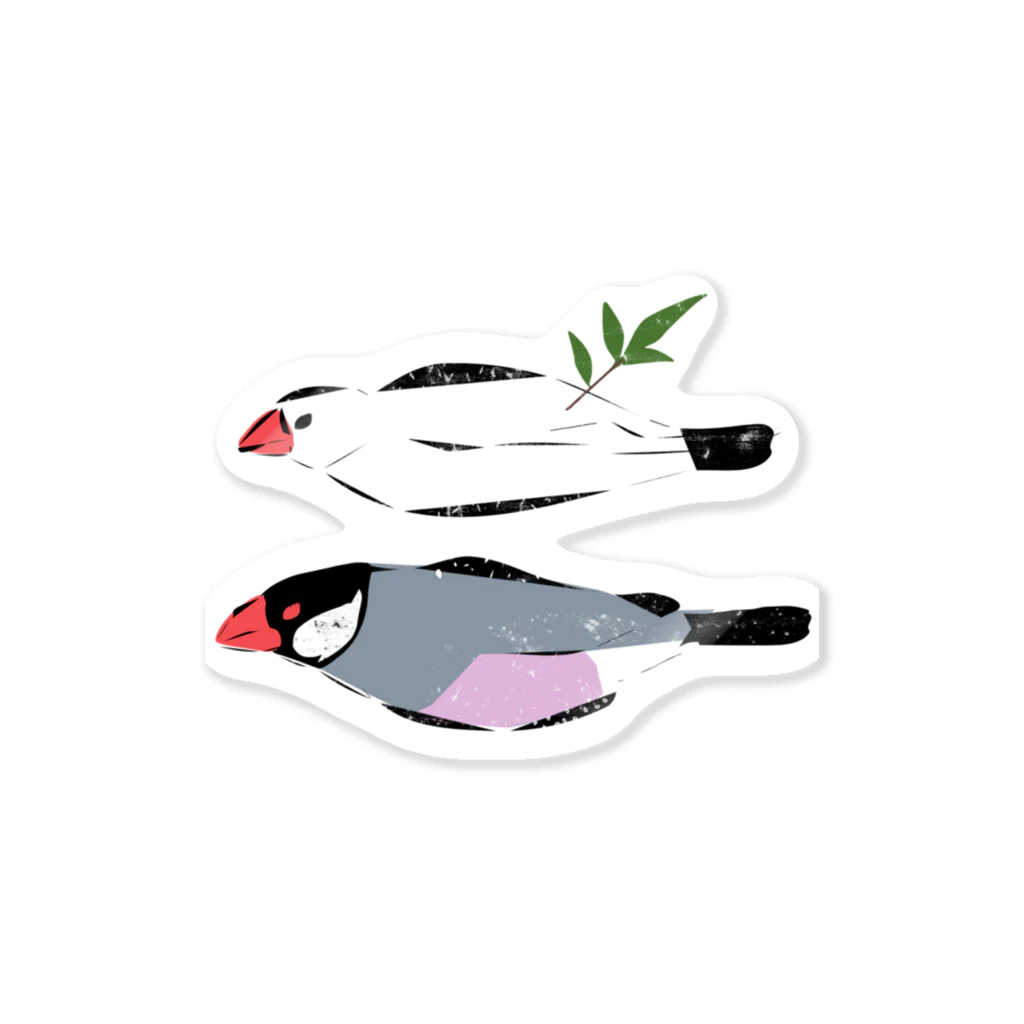 EASEのひもの文鳥 Sticker