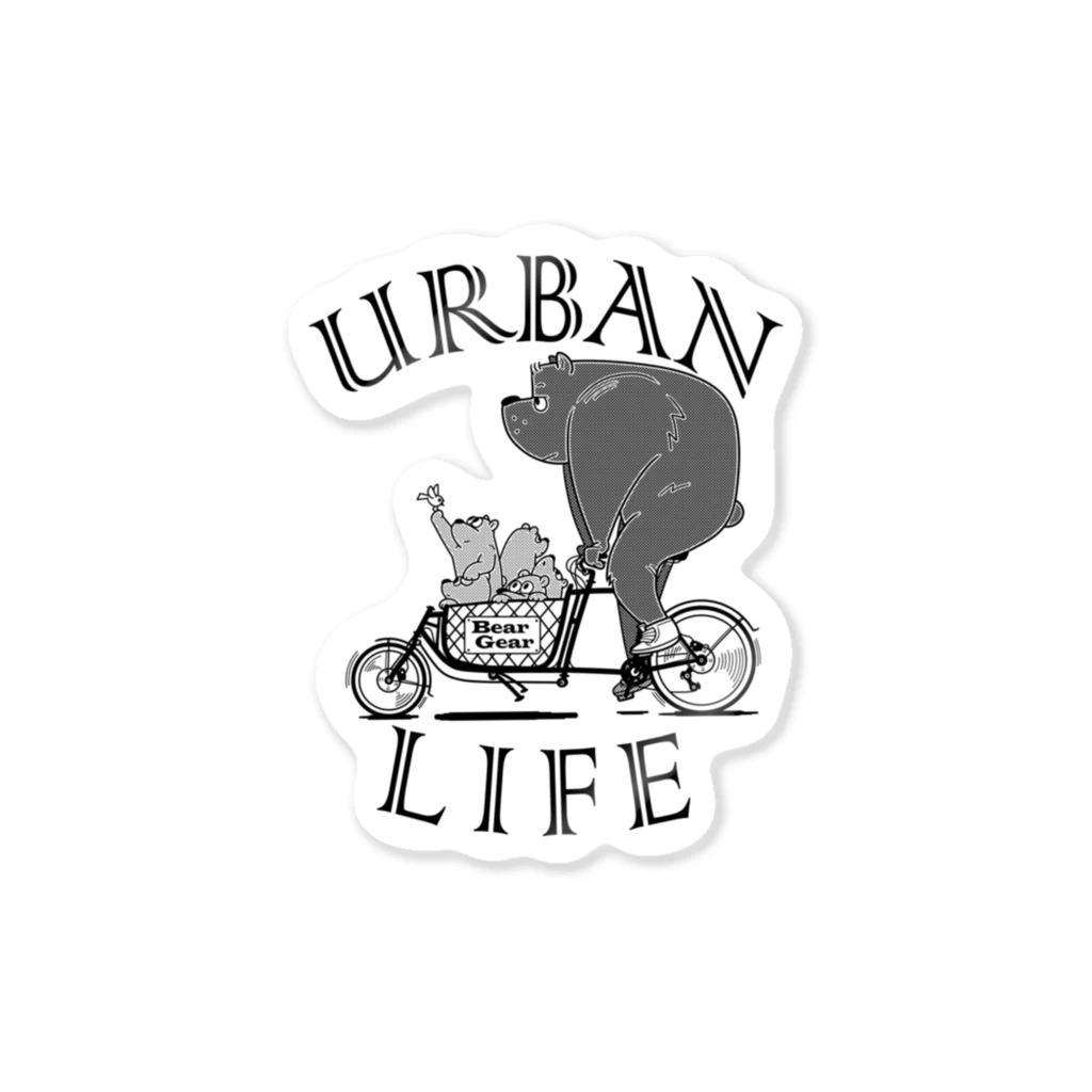 nidan-illustrationの"URBAN LIFE" #1 ステッカー