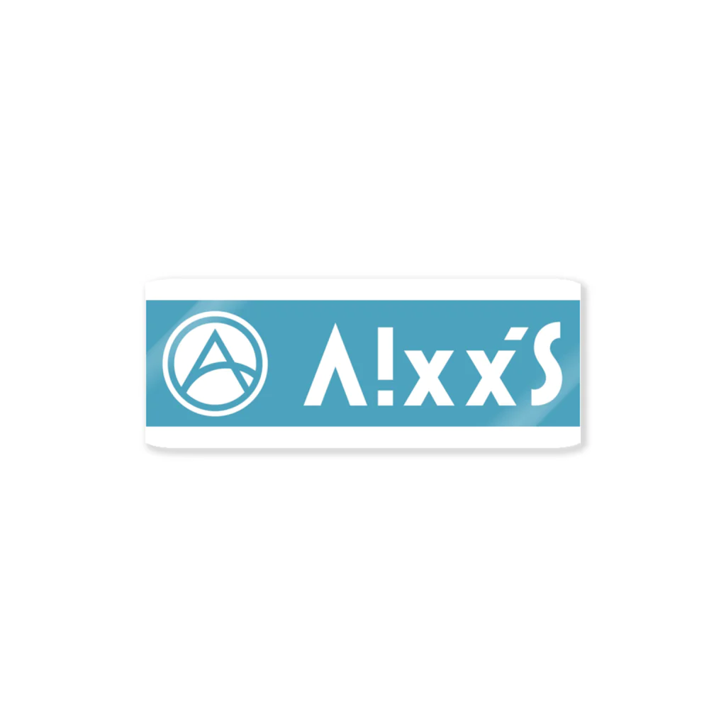 LGBTQジェンダーレスブランドAixx'sオリジナルロゴアイテムのAixx'sロゴアイテム ステッカー