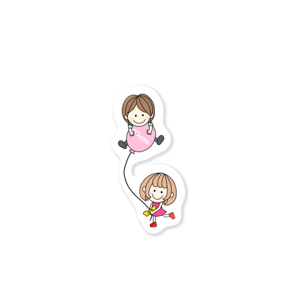 LINEスタンプのChai♡のCHAMA×風船 Sticker