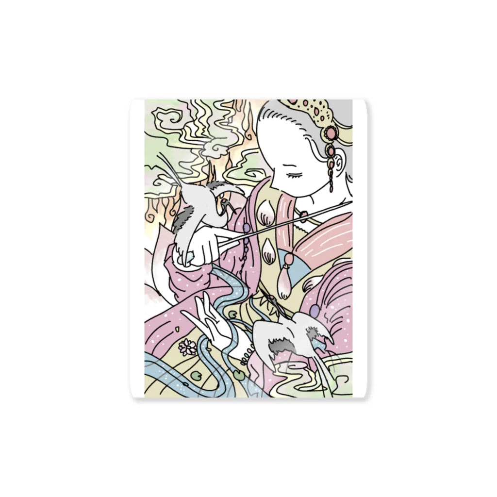 鈴木さんの九天玄女 Sticker