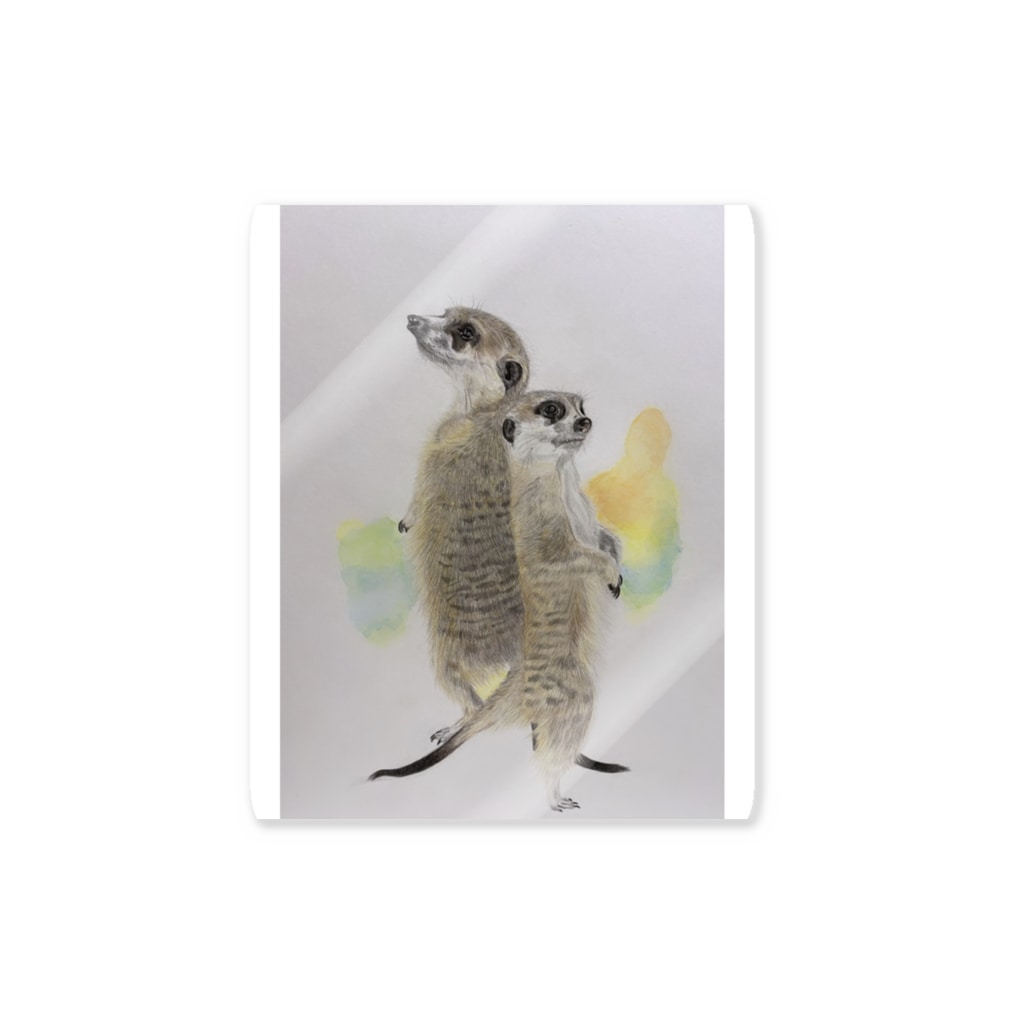 ミーアキャット イラストグッズ Yuki Pamusheのステッカー通販 Suzuri スズリ ミーアキャット イラストグッズ Yuki Pamusheのステッカー通販 Suzuri スズリ
