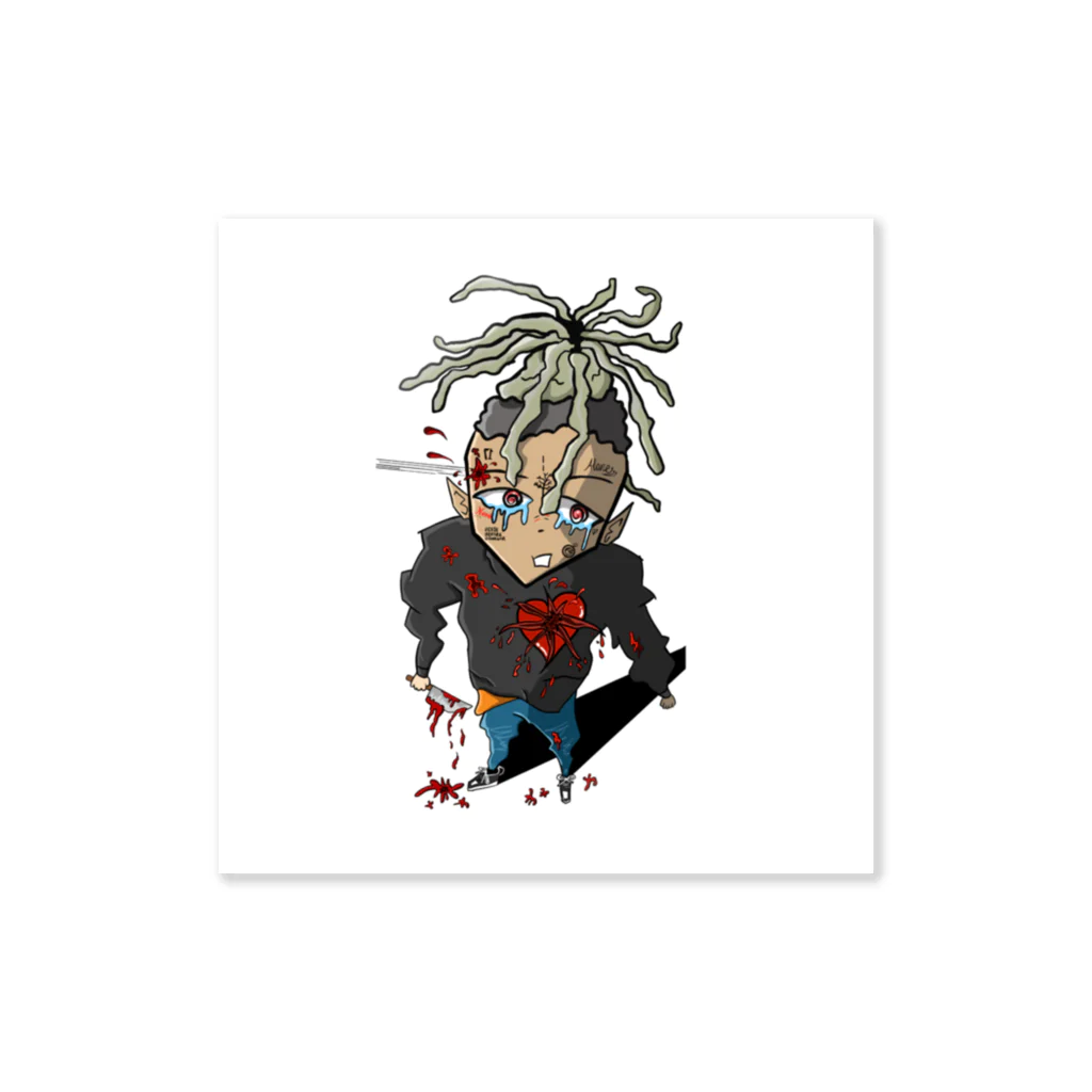 StarBapeのxxxtentacion ステッカー