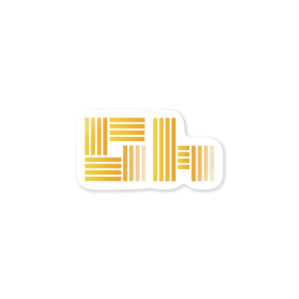 Golden Harvest BeerのGH Logo 스티커