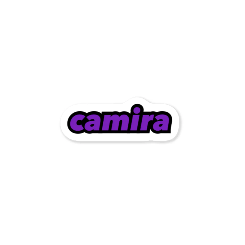 ishiwatakoのcamiraパープルロゴ Sticker