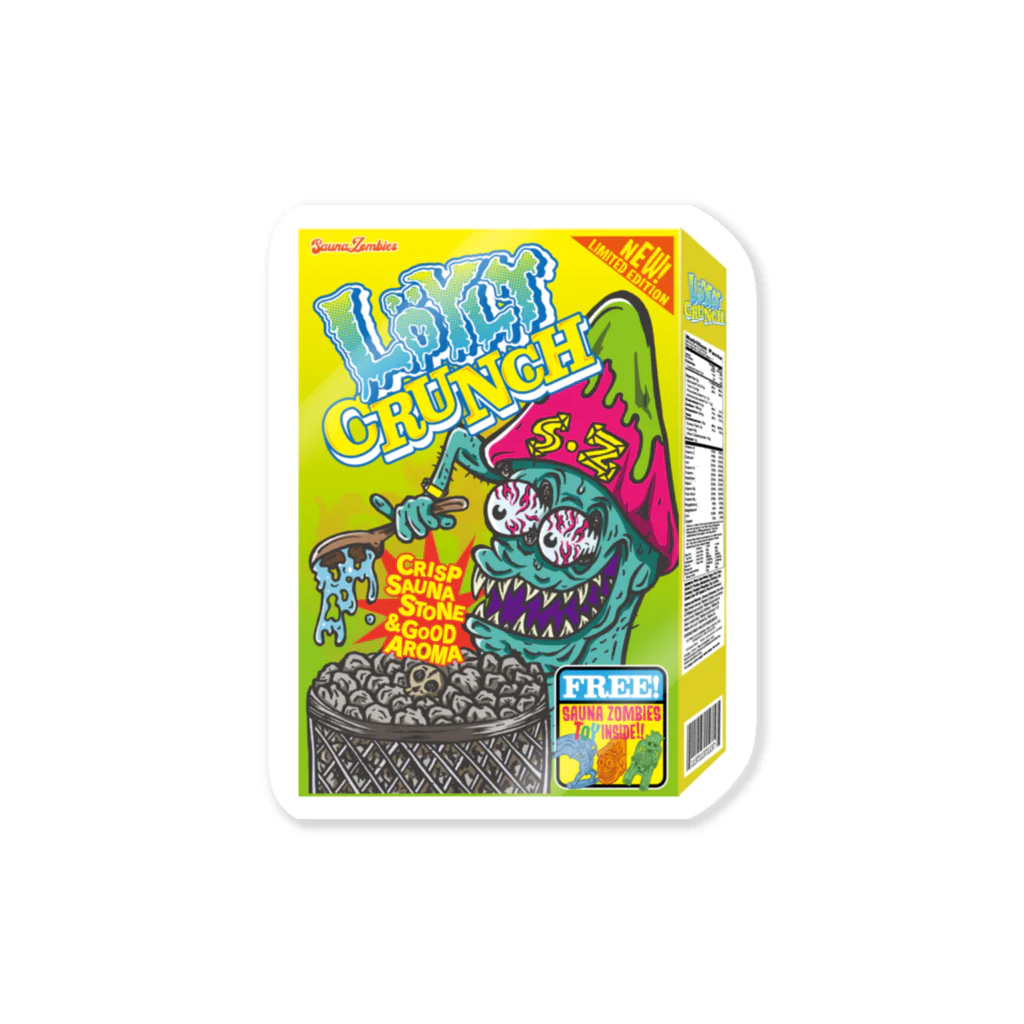 SAUNA ZOMBIESのSAUNA ZOMBIES-LöYLY CRUNCH STICKER- ステッカー