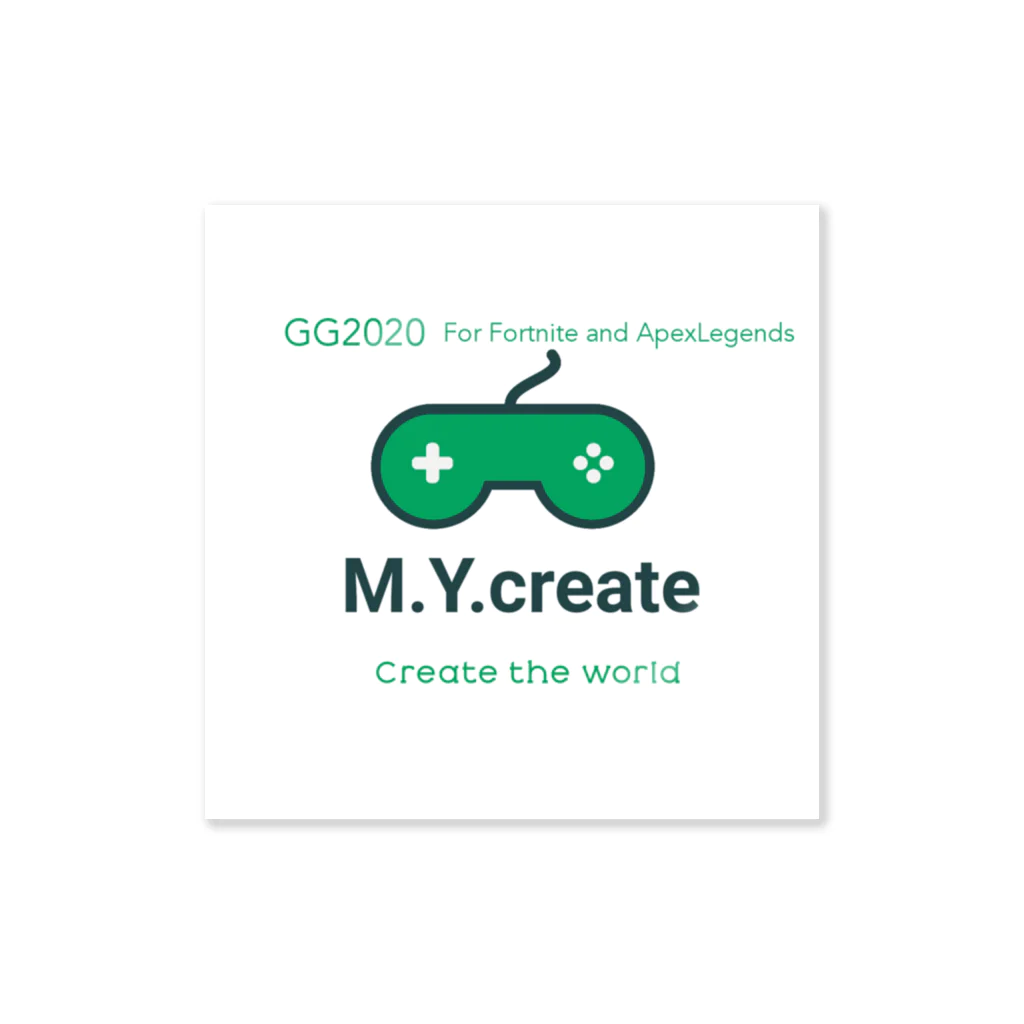 保守自由党オンラインストアのM.Y.create Sticker