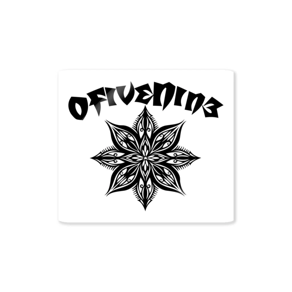 OFIVENINE のワンポイントロゴ ステッカー