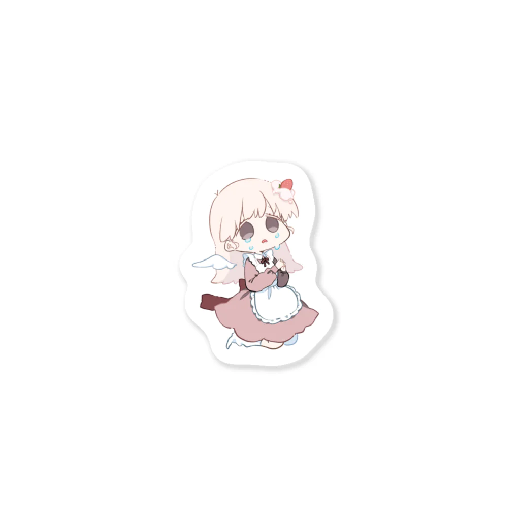 shuonのめそめそ天使ちゃん(カラー) Sticker