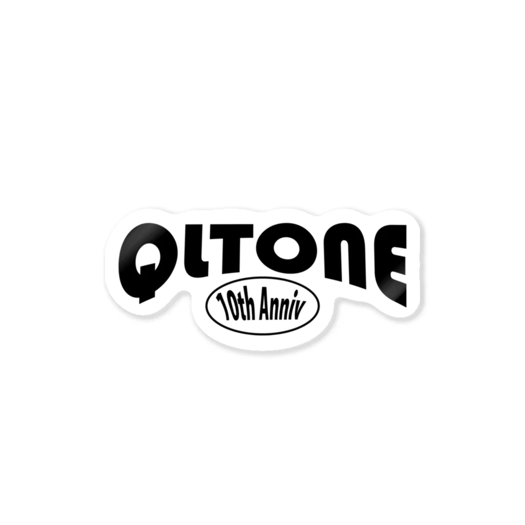 QLTONE10周年記念グッズ特設ページの10周年ロゴ Sticker