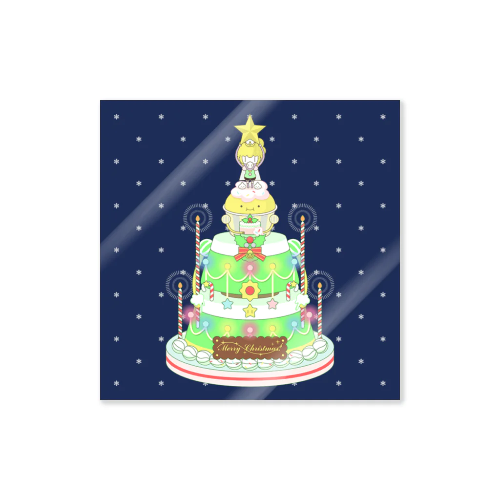 メルヘンダイバーのメレンゲドールの王子様とクリスマスケーキB Sticker