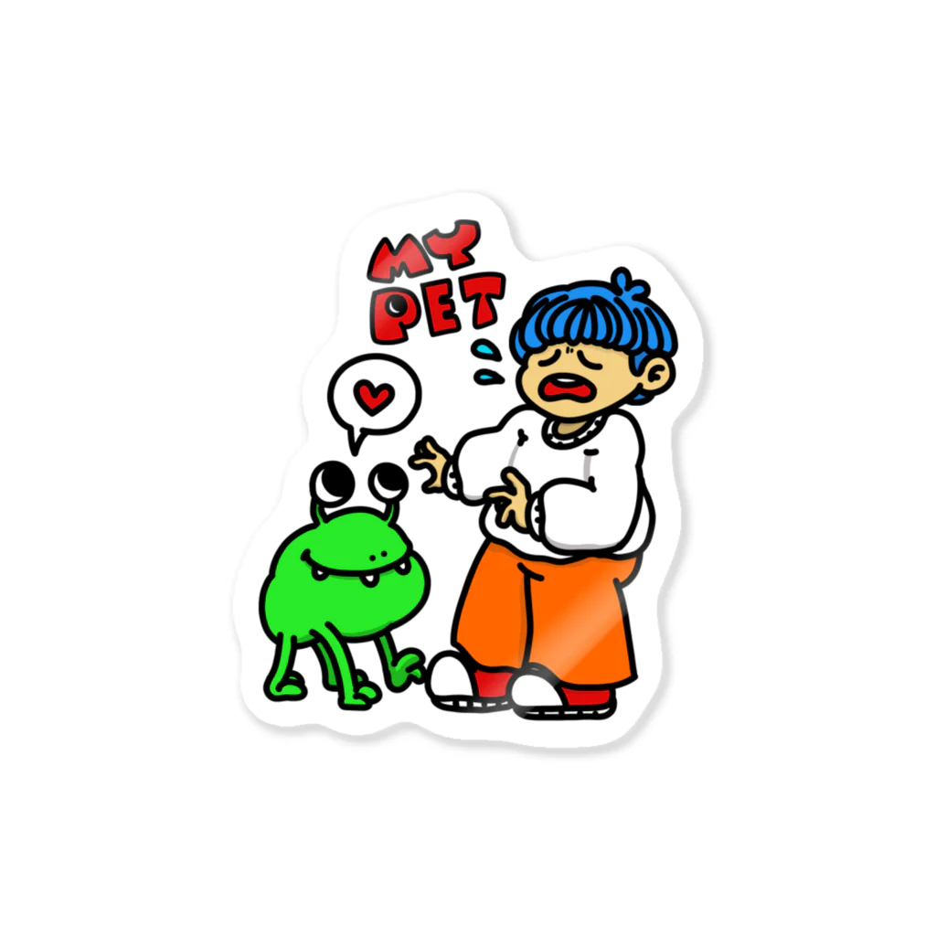 🍿ポップコーン🍿のお店のmypet Sticker