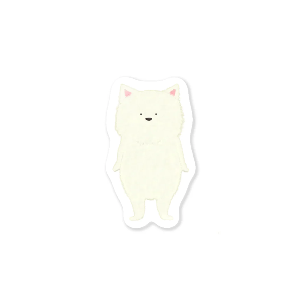 しまのかわいい犬 Sticker