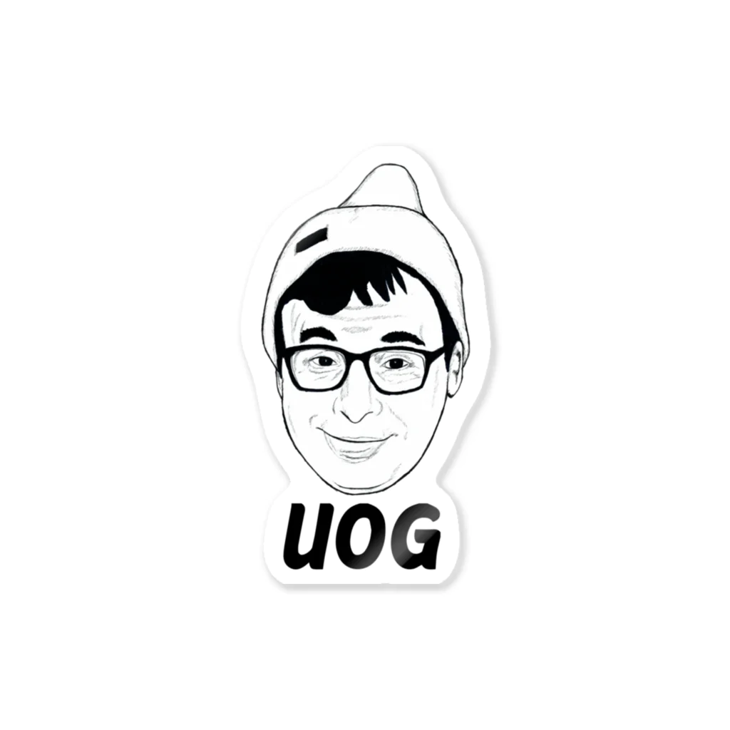 Unique outdoor graphicsのUOG爽やかメガネ  Sticker