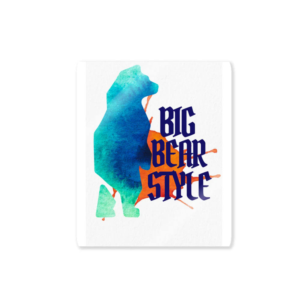 Outdated free man【naooosk8】のBIG BEAR STYLE ステッカー