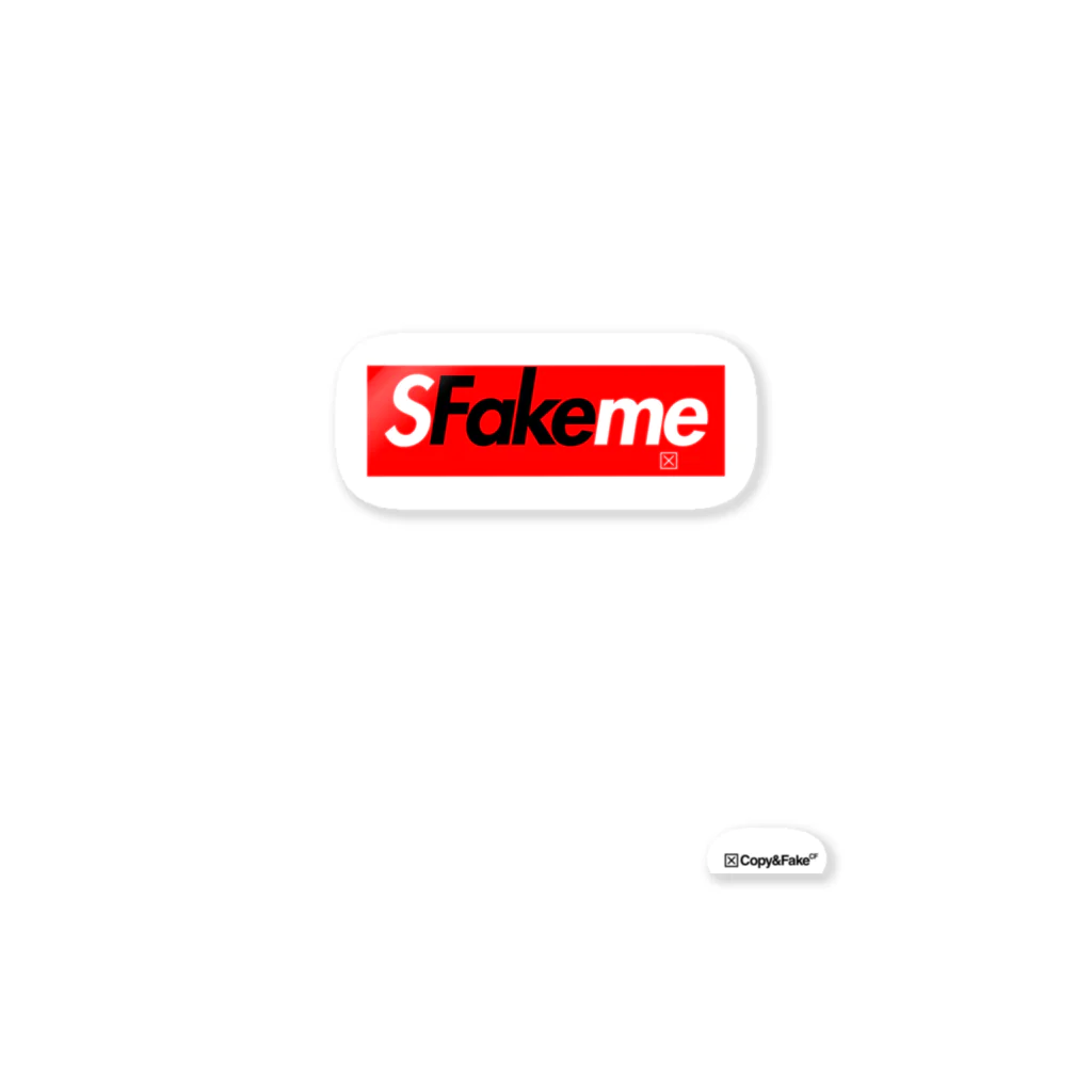 ☒Copy&Fake™のFake Supreme  ステッカー