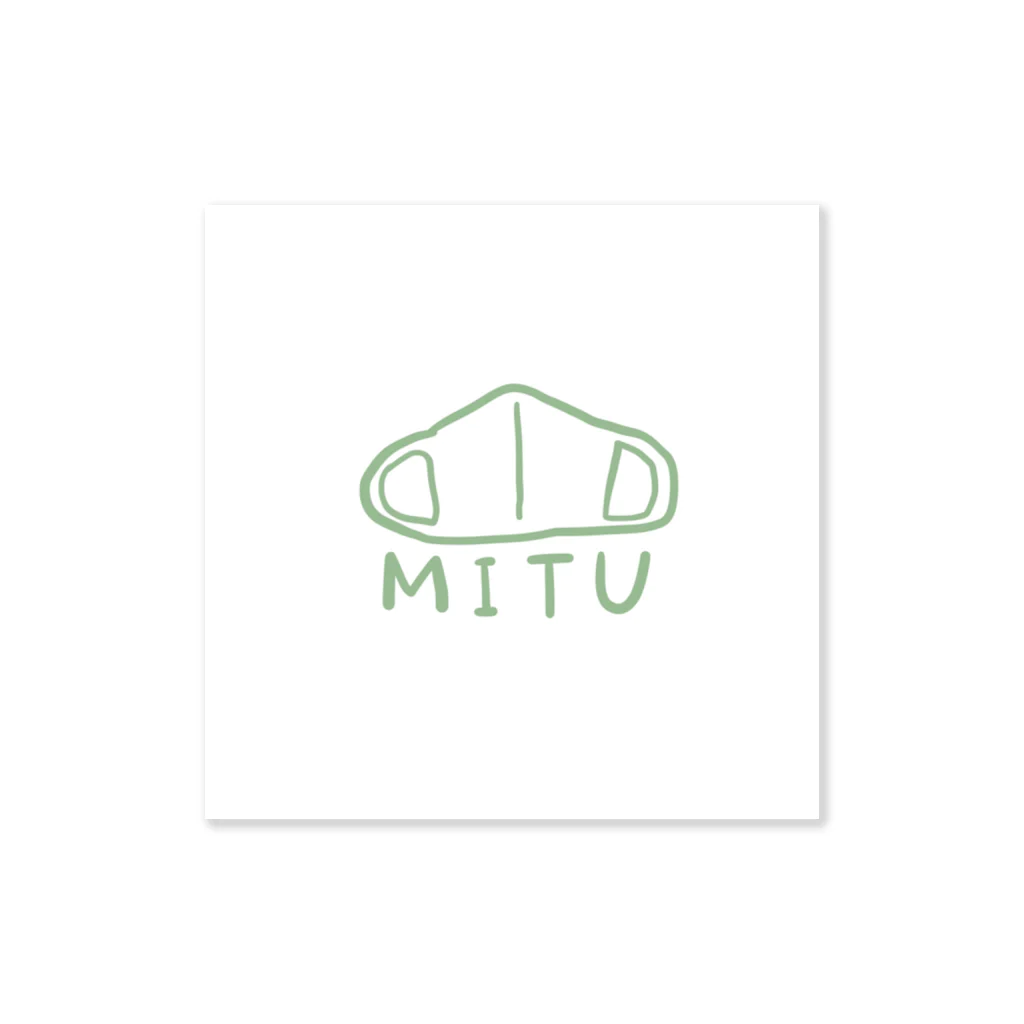 カジキの一本釣りのmitu 2 Sticker