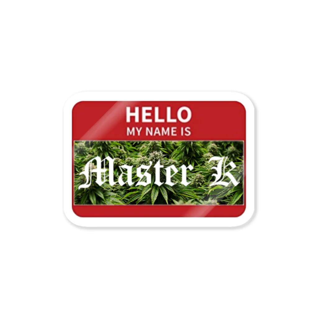 グリオショップ２号店のMy name is ... Sticker