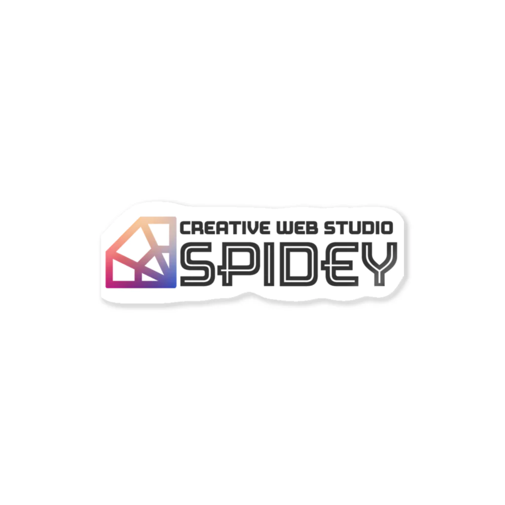 SPIDEYのロゴアイテム001 ステッカー