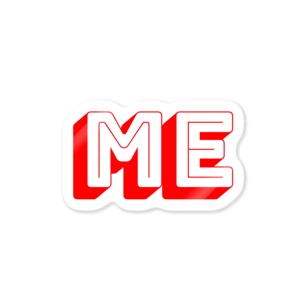 MEのME ロゴ ステッカー