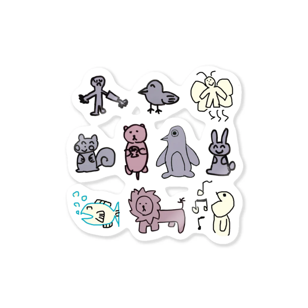 ぽのOCI FRIENDS Sticker