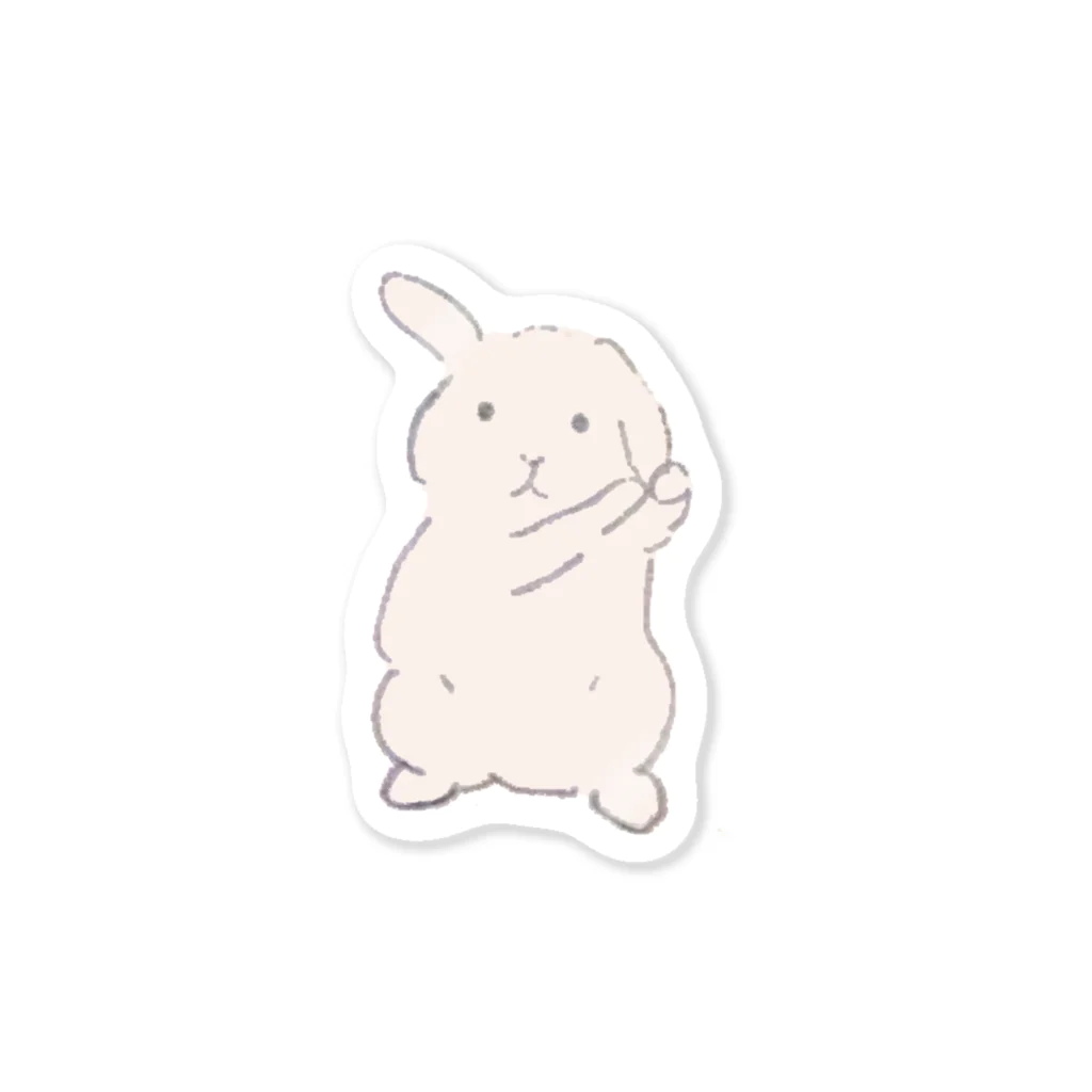 ねこちゃんたちのお店のうさぎ（身だしなみ） Sticker