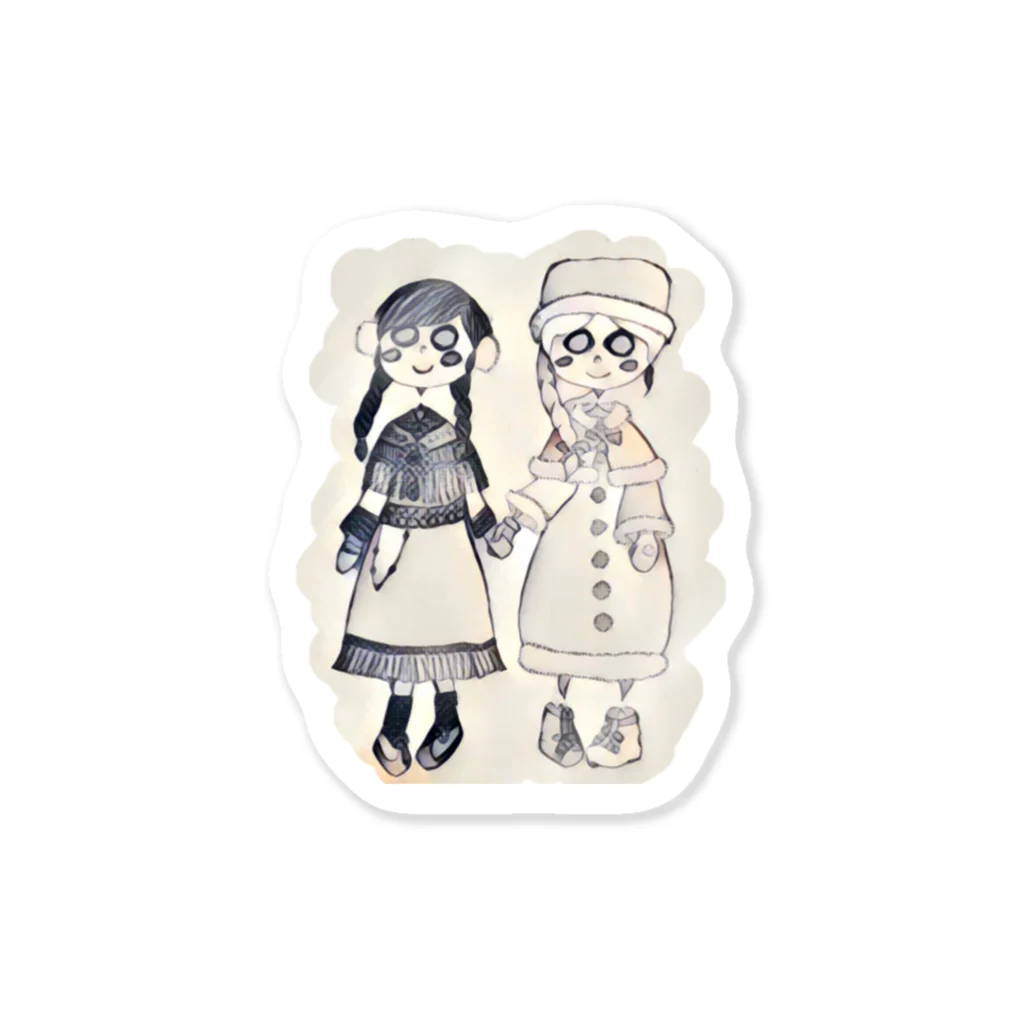 KenBouS3のラチカと少女 Sticker