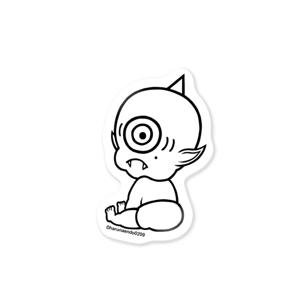 IN MY BRAiNのMy little yokai Sticker