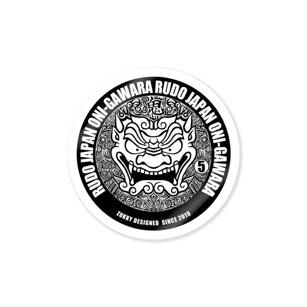 zukkyzukkyのRUDO JAPAN 鬼瓦 Sticker