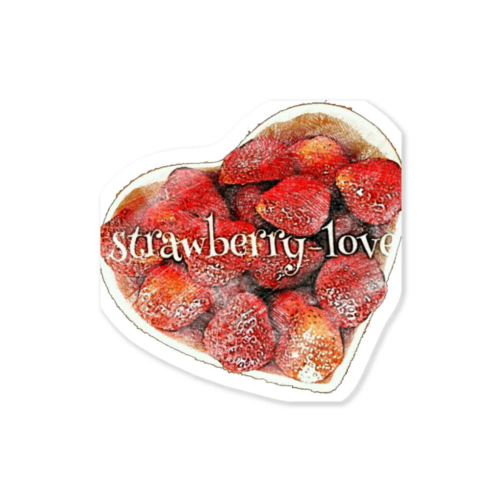 beautiful_aのstrawberry love Sticker