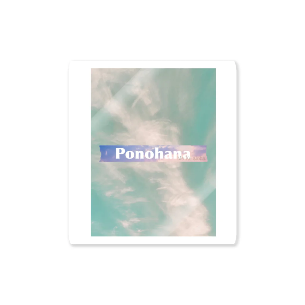 PonohanaのSKY w/ponohana Sticker