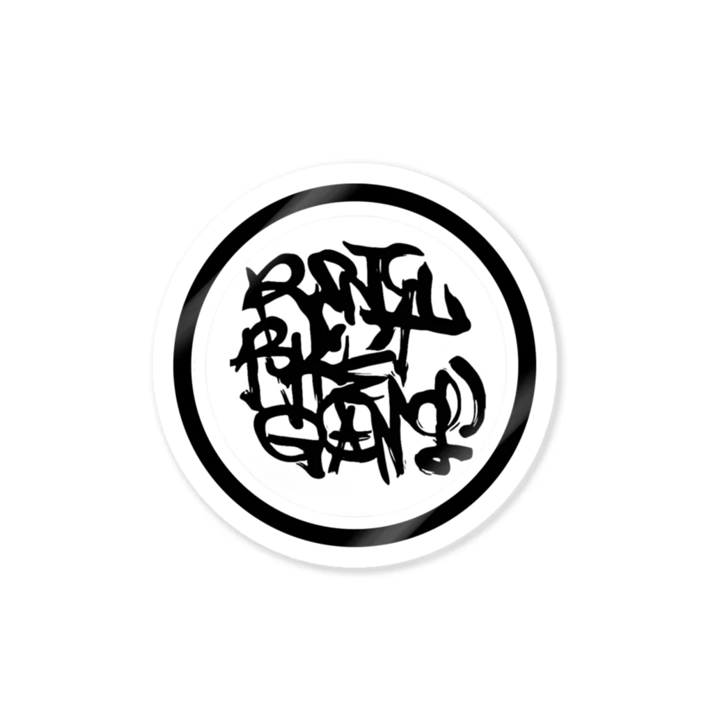 RENTAL BIKE GANGのRBG sticker Sticker