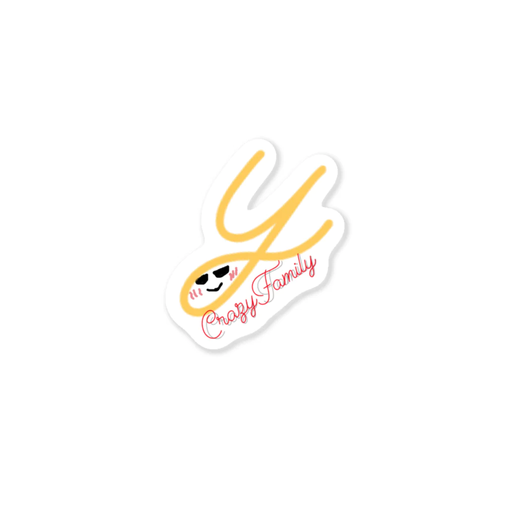 ユジOfficialShopのCrazyFamilyグッズ Sticker