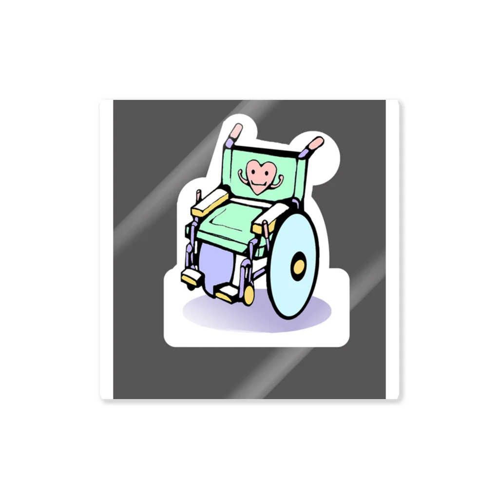 pokoemのくるまいすだよ Sticker