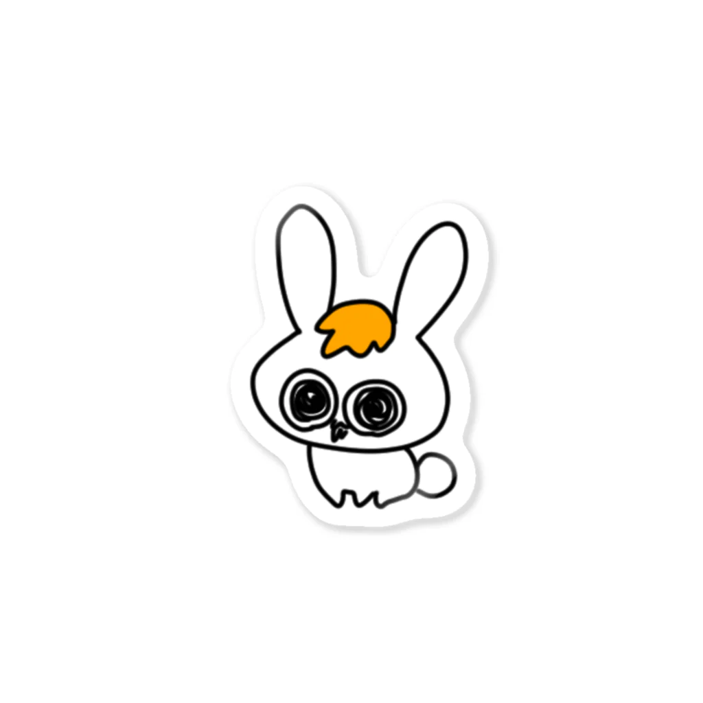 brown_hair_rabbitの茶髪うさぎ Sticker